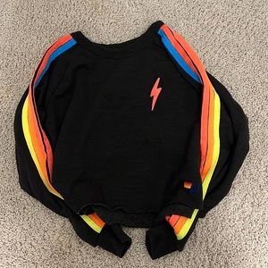 Aviator Nation cropped sweatshirt size M.